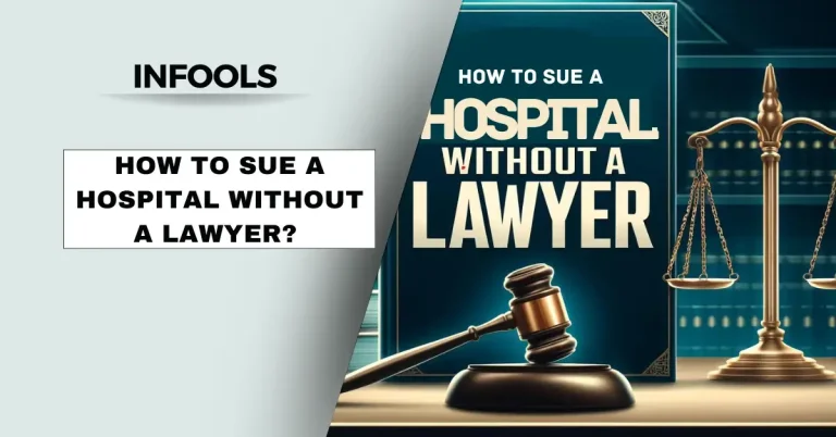 how to sue a hospital without a lawyer