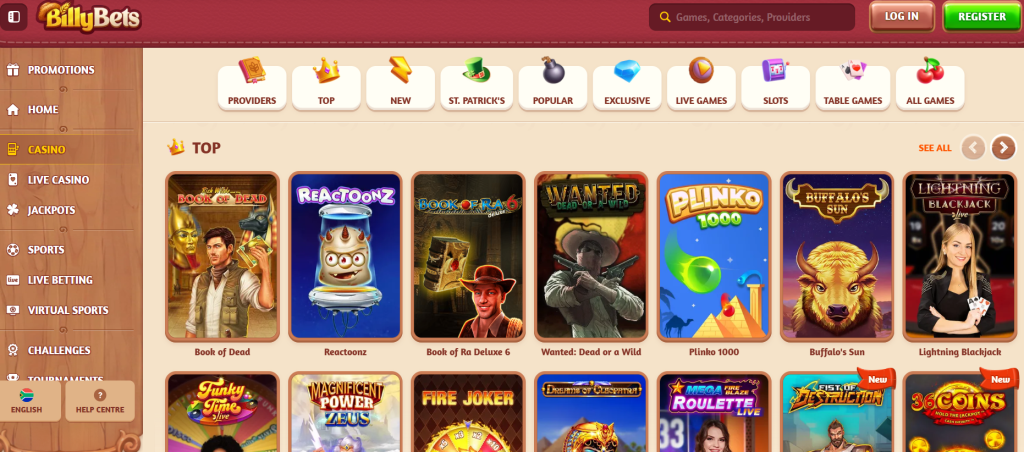 Erleben Sie die aufregende Welt von BillyBets Online Casino Erleben Sie die aufregende Welt von BillyBets Online Casino